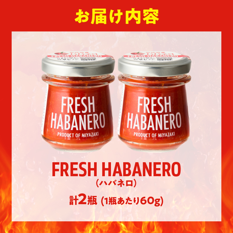 FRESH HABANERO(ハバネロ)計2瓶 漬物 おかず 野菜 加工品 国産_T025-047