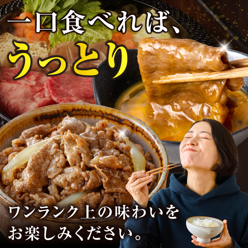 生産者応援≪肉質等級4等級以上≫宮崎県産黒毛和牛霜降り肩ローススライス(計1.2kg)_T030-1913【肉 牛 牛肉 おかず 国産 人気 ギフト 食品 すきやき しゃぶしゃぶ BBQ 贈り物 送料無料 プレゼント】