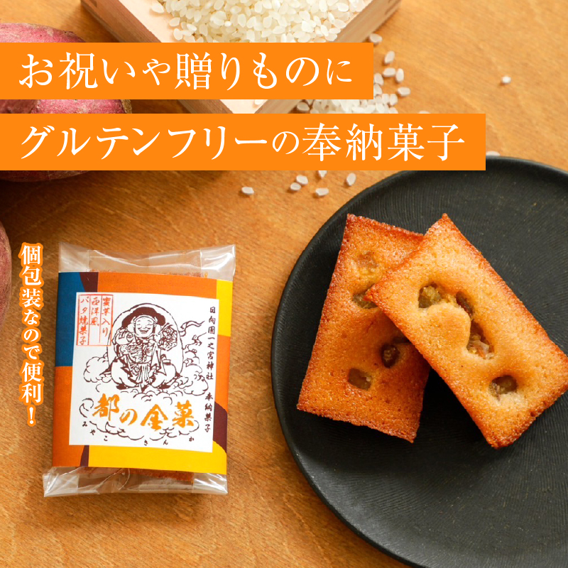 【2週間以内発送】日向之國一之宮神社奉納菓子「都の金菓（計5個）」_T038-010【スイーツ お菓子 国産 人気 ギフト 食品 菓子 贈り物 お土産 デザート 加工品 送料無料 プレゼント】