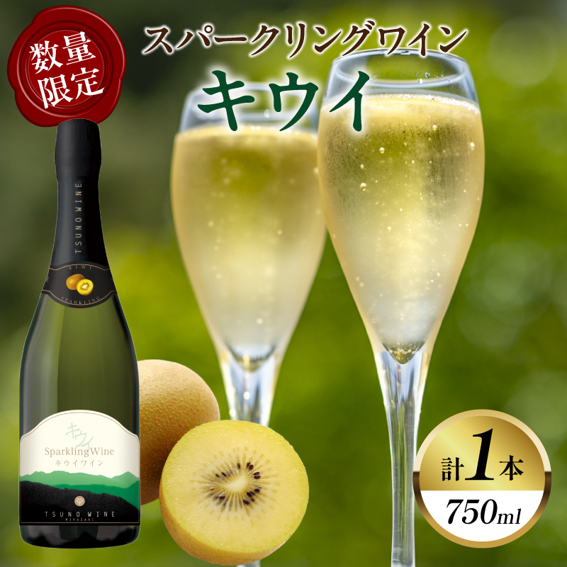 【数量限定】スパークリングワイン キウイ(計1本)_T014-023【酒 飲料 アルコール 国産 人気 ギフト 飲料 食品 お酒 お土産 限定品 贈り物 送料無料 プレゼント】