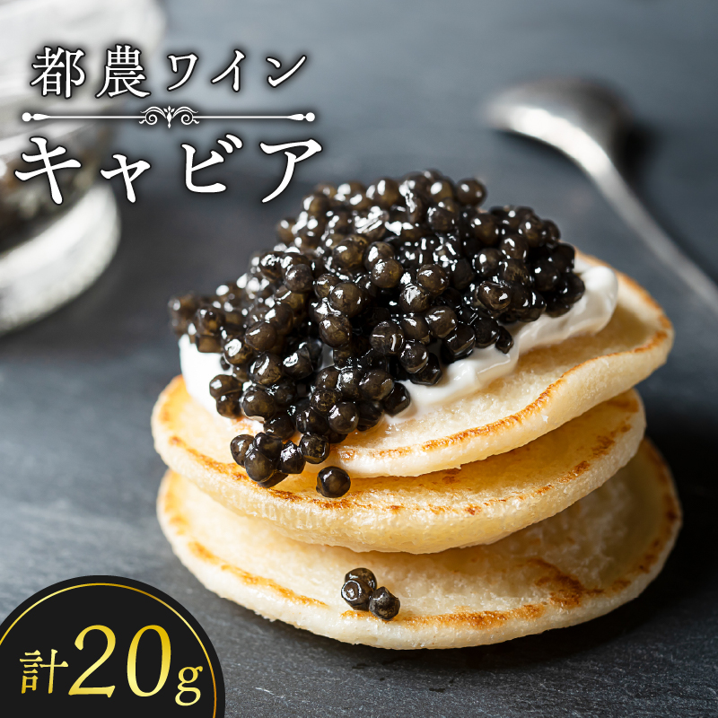 【2週間以内発送】都農ワインキャビア(計20g)_T047-0031【魚 魚介 魚卵 国産 人気 ギフト 食品 おかず 魚介 加工品 お土産 贈り物 送料無料 プレゼント】