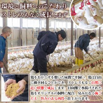 宮崎県産ブランド鶏「夢創鶏」もも切身(計3.2kg・200g×16P)小分け包装で使いやすい！【C-5】【英楽】