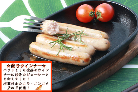 【定期便 4回配送】【椎葉の薫り】 なばウインナー 3種セット 満喫セット 椎葉産の厳選素材使用【合計24袋】［送料無料 宮崎 椎葉 国産 なばウインナー ウインナー しいたけ シイタケ 椎茸 おつまみ お酒 惣菜 おかず BBQ 大葉ウインナー 餃子ウインナー ゆず胡椒ウインナー 冷凍 詰め合わせ 3種類 バラエティセット 贈物 ギフト プレゼント］【YK-28】