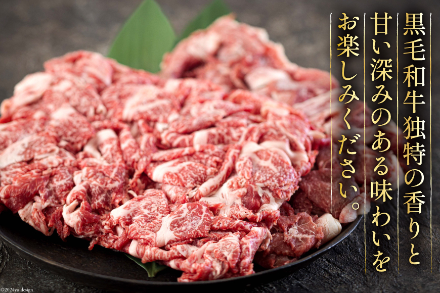 黒毛和牛 切り落とし 500g×2 計1kg [アグリ産業匠泰 宮崎県 美郷町 31be0048] 小分け 牛肉 切落し モモ バラ 牛丼 肉じゃが しぐれ煮 煮込み 炒め 焼肉 普段使い 調理 おかず 料理 国産 送料無料 パック 牛 すき煮 肉豆腐 甘辛煮 ハヤシライス すき焼き