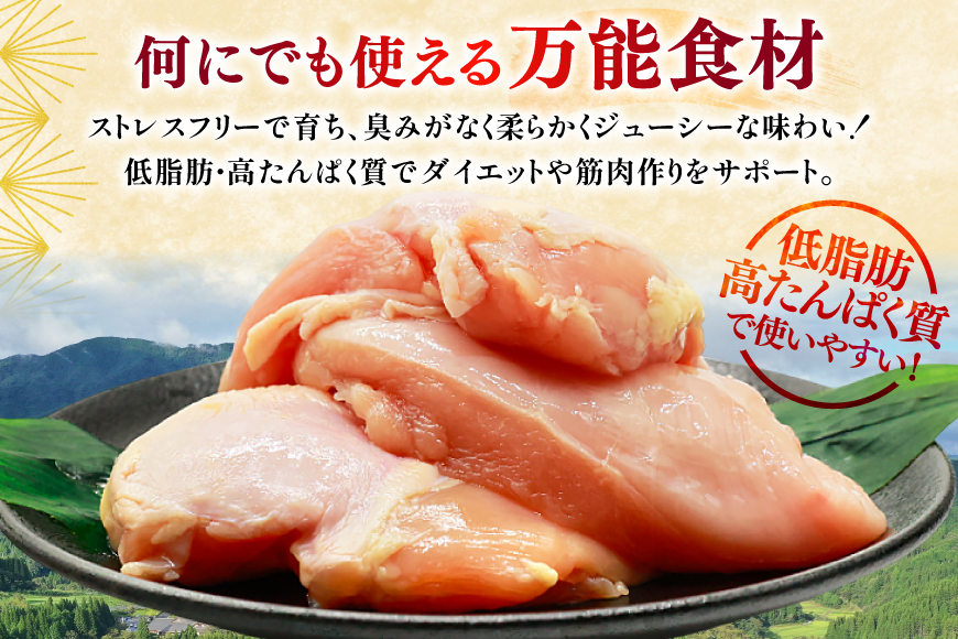 鶏肉 むね肉 若鶏 鶏むね肉 2kg [ミヤケイフード 宮崎県 美郷町 31bp0009] 鶏むね 鶏胸 むね 冷凍 小分け