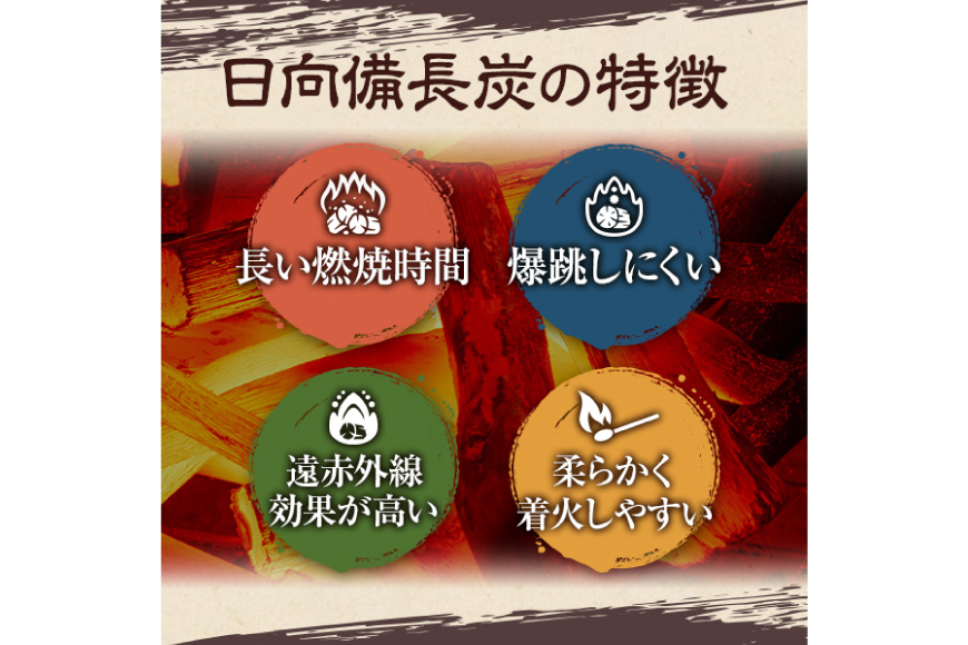 うなま 備長炭 (2級並) 3kg [宮崎県農業協同組合 八菜館ひゅうが店 宮崎県 美郷町 31ap0012] BBQ 七輪 焼肉 高火力 遠赤外線 長時間 燃焼 煙少 消臭 白炭 キャンプ バーベキュー 宮崎県 産 送料無料