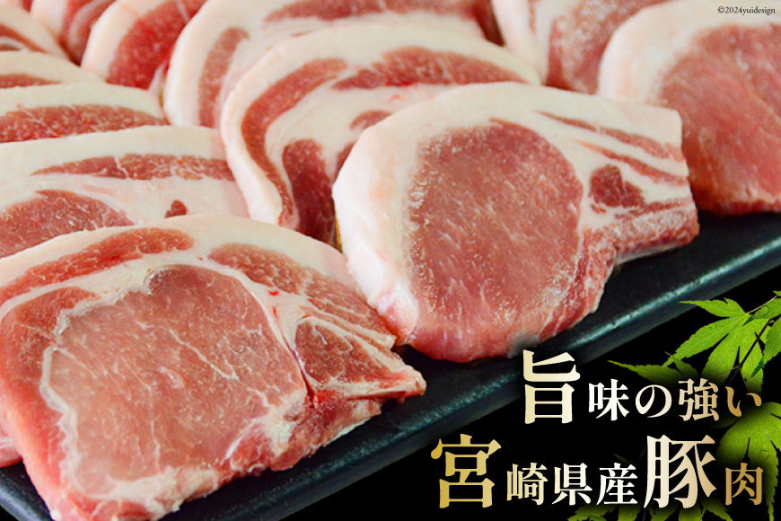 豚肉 ロース とんかつ用 300g ×6 計 1.8kg [甲斐精肉店 宮崎県 美郷町 31as0090] 冷凍 小分け 宮崎 豚 真空パック とんかつ リブロース
