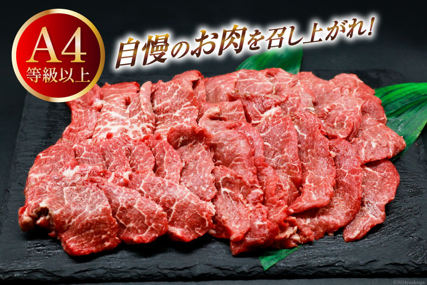 【A4等級以上】 肉 牛肉 宮崎牛 赤身 モモ赤身 焼肉用 500g×3 計1.5kg [牛心フードサービス 宮崎県 美郷町 31bm0048] 冷凍 小分け ブランド牛 焼肉 もも モモ もも赤身