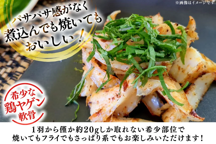 鶏肉 定期便 軟骨 若鶏 鶏軟骨 1kg 2p 12回 総計24kg [ミヤケイフード 宮崎県 美郷町 31bp0002] 小分け 冷凍 ヤゲン軟骨 ヤゲン なんこつ とりにく