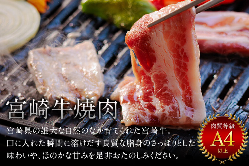 牛肉 焼肉 宮崎牛 ウデ モモ バラ 焼肉用 セット 各 400g 合計 1.2kg [ミヤチク 宮崎県 美郷町 31au0097] 冷凍 小分け 詰め合わせ BBQ バーベキュー 赤身 霜降り 肉 焼き肉 ウデ肉 バラ肉 モモ肉 にく