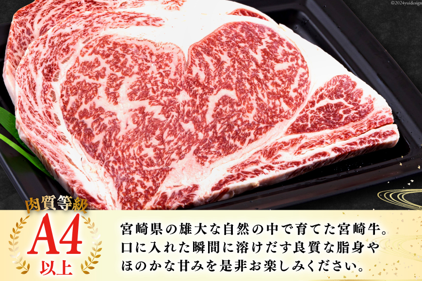 宮崎牛 ロース ステーキ 200g×2 計400g [日本ハムマーケティング 宮崎県 美郷町 31bd0015] 冷凍 送料無料 国産 黒毛 和牛 A5 A4等級 ブランド 牛 肉 霜降り 焼肉 BBQ バーベキュー キャンプ 宮崎県産 母の日 父の日 プレゼント ギフト 贈り物