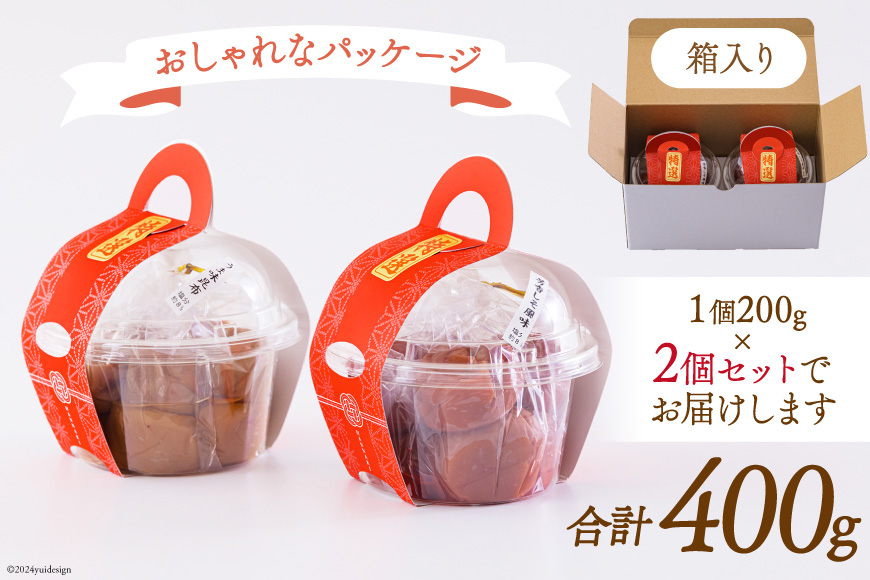 梅 南高梅 美郷梅使用 梅干し 昆布 シソ 風味 セット 3L サイズ 200g ×2 [農林産物直売所 美郷ノ蔵 宮崎県 美郷町 31ab0111] うめ ウメ 個包装 詰め合わせ