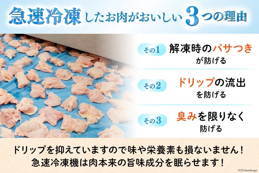 鶏肉 若鶏 もも 切身 小分け 250g×8p 計 2kg [九州児湯フーズ 宮崎県 美郷町 31aj0066] セット 肉 鶏肉 宮崎県産 便利 大人気 鶏 パラパラ IQF 鶏もも 冷凍 国産 もも肉 カット済