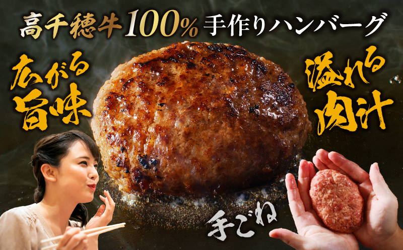 【3回定期便】 高千穂牛100％ハンバーグ定期便(2か月ごとに1回お届け)| 高千穂牛 牛肉 肉 お肉 定期便 定期 国産牛 ブランド牛 黒毛和牛 和牛 ハンバーグ 国産 贈答 贈り物 簡単調理 おかず 普段使い |_Tk002-t084