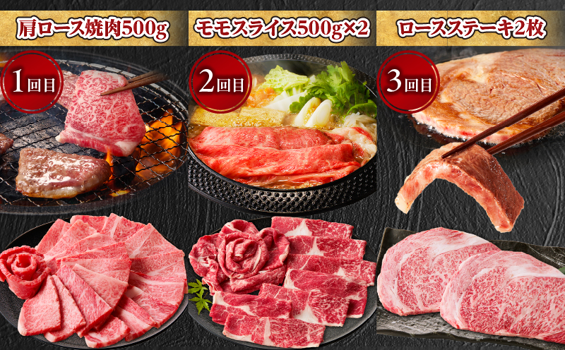 【6か月定期便】宮崎牛プレミアム定期便| 牛肉 肉 肩ロース モモ スライス ロース ロースステーキ ステーキ ウデ 焼肉 ヒレ ヒレステーキ 宮崎牛 赤身 霜降り 料理 アウトドア キャンプ バーベキュー BBQ 贈り物 贈答 ギフト 柔らかい パーティー プレゼント ギフト クリスマス お正月 |_Tk031-t020