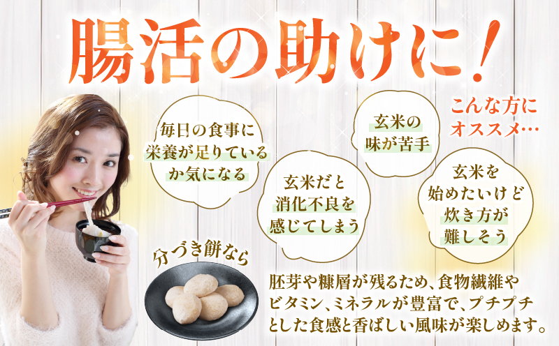 高千穂町産 分づきもち(6個入り×3袋)| 720g 餅 もち 分づき 玄米 米 お米 精米 ごはん 胚芽付き 胚芽 ヒノヒカリ 宮崎県産 国産 高千穂町産 普段使い 日常使い おすそ分け 贈答 贈り物 ギフト プレゼント グルメ お取り寄せ |_Tk019-040