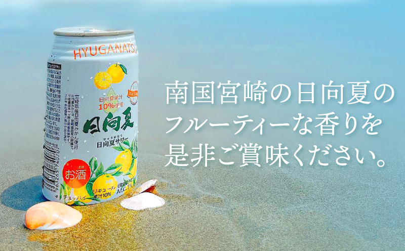 【缶チューハイ】日向夏サワー 350ml缶 24本セット| チューハイ お酒 酒 アルコール 3％ リキュール 果汁10％ サワー 飲みやすい 日向夏 果物 果汁 フルーツ フルーティー フレーバー 宮崎県産 日向夏みかん ロット まとめ買い ストック 炭酸 飲料 ドリンク プレゼント ギフト 宮崎県 高千穂町 | _Tk023-018