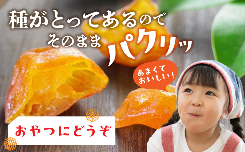 月読の実【完熟金柑のドライフルーツ】4袋 | ドライフルーツ 金柑 ドライ金柑 フルーツ 果物 柑橘 スイーツ デザート スナック おつまみ 間食 贈答 贈り物 ギフト 国産 宮崎県産 高千穂町産 特産品 グルメ お取り寄せ おすすめ 宮崎県 高千穂町 | _Tk050-003