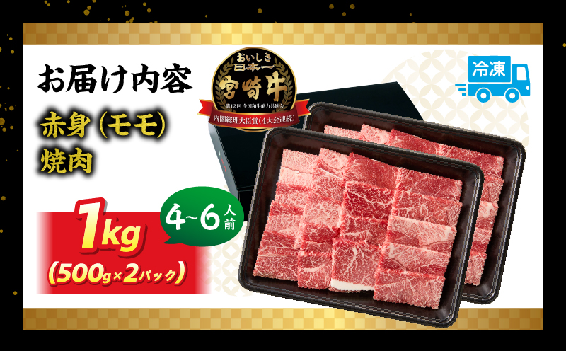 宮崎牛赤身（モモ）焼肉1kg_Tk031-016y-01