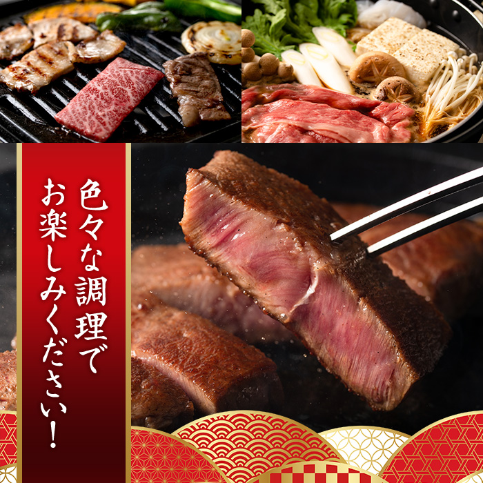 ＜先行予約受付中！2026年1月から発送開始予定＞＜定期便・3回(連続)＞豪華宮崎牛ロース定期便(3カ月) 国産 宮崎県産 宮崎牛 牛肉 厚切り ステーキ 焼肉 すき焼き 焼きしゃぶ サイコロステーキ 黒毛和牛 【MI039】【(株)ミヤチク宮崎加工センター】