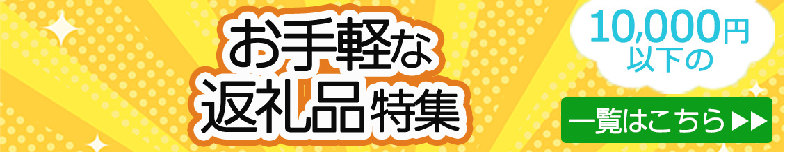 お手軽な返礼品特集・10000円以下