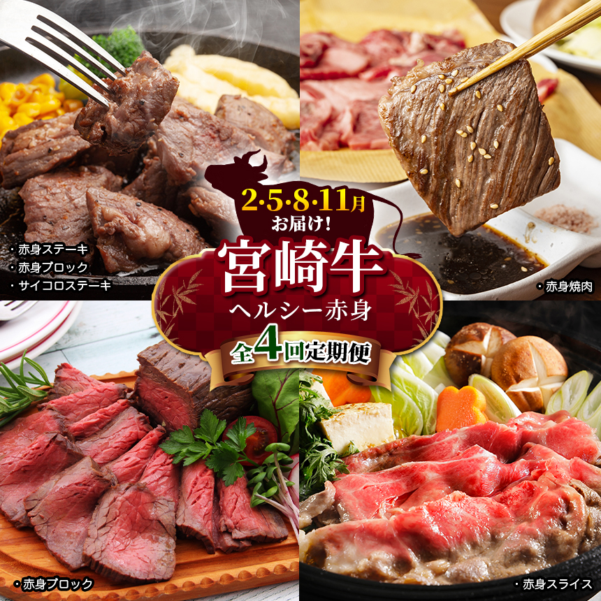 宮崎牛ヘルシ―赤身定期便