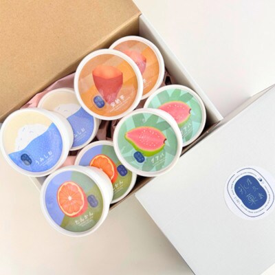 屋久島氷菓8点セット【配送不可地域：離島】