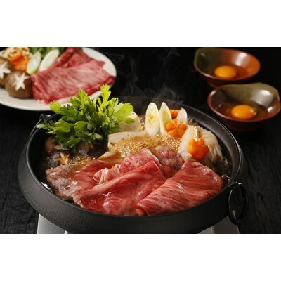 鹿児島黒牛サーロインステーキ・すきやき食べ比べセット(鹿児島県)【配送不可地域：離島】