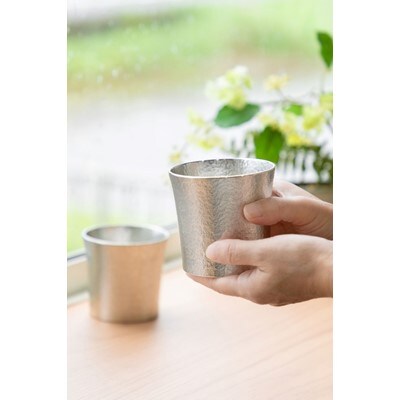 薩摩錫器　焼酎タンブラー