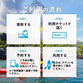桜島半日カヤックツアー　2名様　ご利用券　K187-FT001