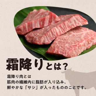 鹿児島黒毛和牛霜降りステーキ3枚（約300g入り）　K130-014