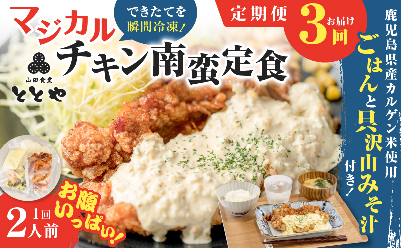 【全3回定期便】マジカル冷凍チキン 南蛮定食　K258-T01_a