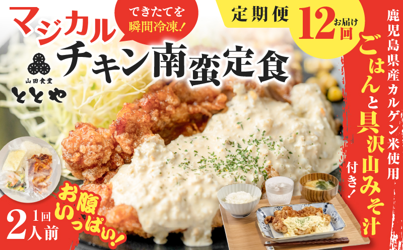 【全12回定期便】マジカル冷凍チキン 南蛮定食　K258-T01_c