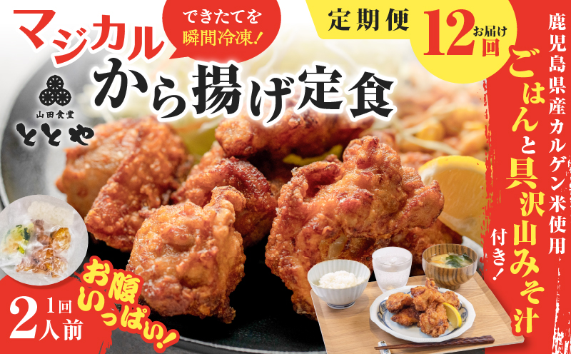 【全12回定期便】マジカル冷凍から揚げ定食　K258-T02_c