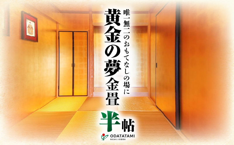 現代の名工カンパニー特製！黄金の夢（金畳半帖サイズ）　K348-004