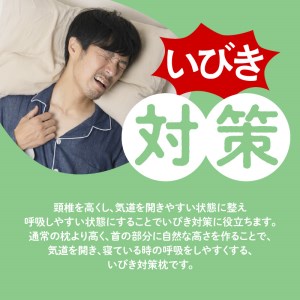 いびき枕43×63cm ブラック　K018-003_02