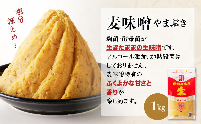 【5営業日以内に発送】「かねよみそしょうゆ」創業明治45年蔵元直送　南国かごしまの味噌食べ比べ3種セット　K058-018