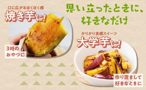 サイズバラバラ熟成べにはるか（生芋）土付き 5kg　K270-001