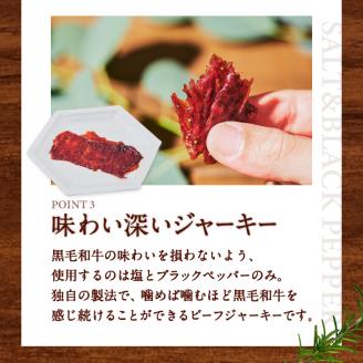 鹿児島県産黒毛和牛モモ赤身ビーフジャーキー　K098-009