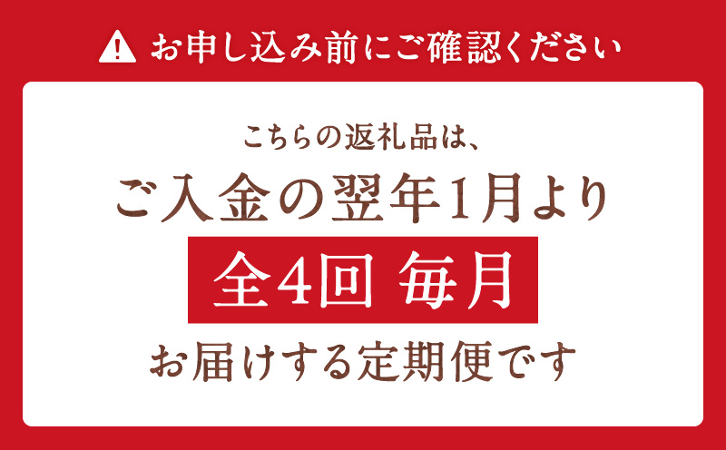 【肉×魚】4回定期便　K000-T2501