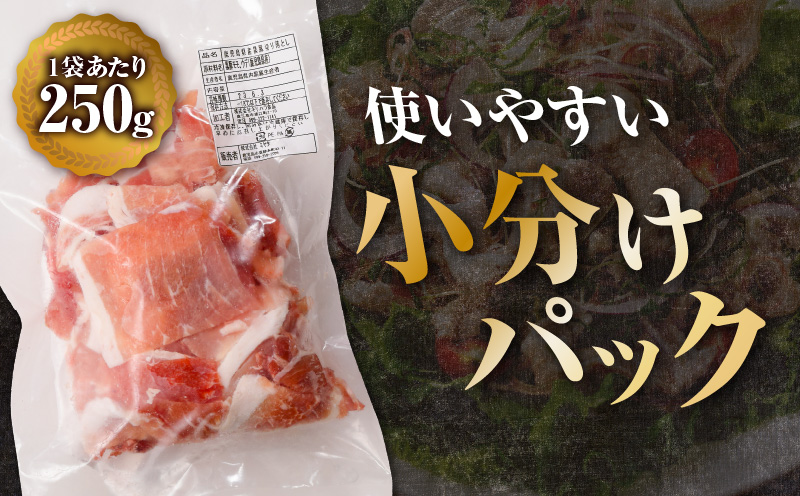 【14営業日以内に発送】【数量限定】鹿児島県産 黒豚切り落とし 500g　K025-001_01