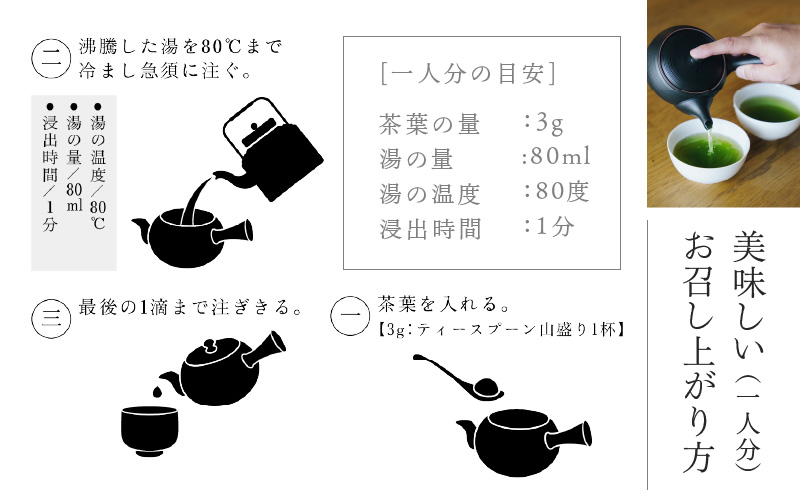 【5営業日以内に発送】日本茶専門店【貴茶－TAKACHA】煎茶［皇］ リーフ 2袋　K068-026_02