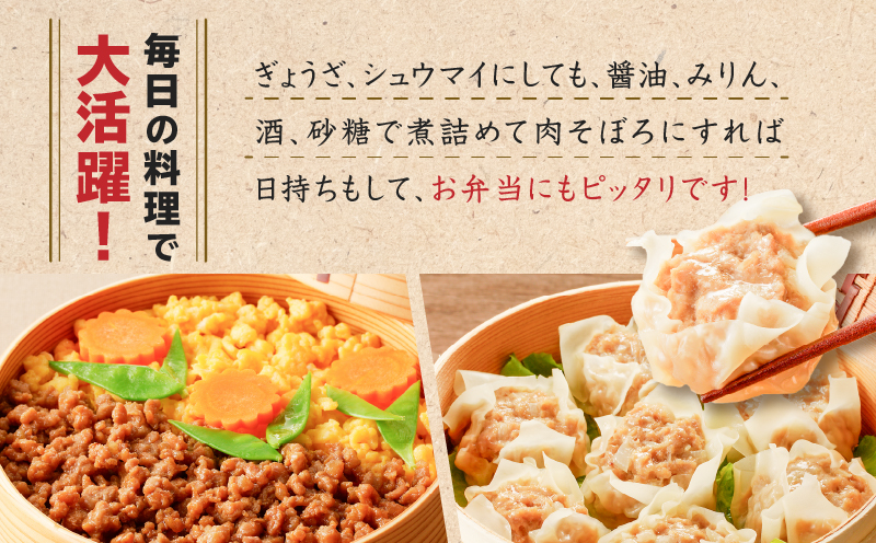 鹿児島県産 豚ミンチ 200g×3パック 計600g　K151-002