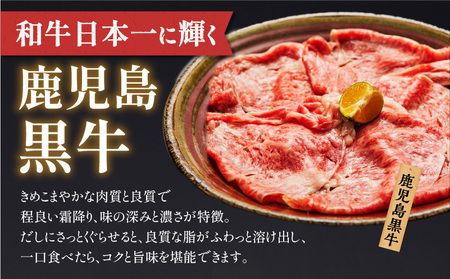 【5営業日以内に発送】黒宝豚＆黒牛のどん薩摩の黄金だししゃぶしゃぶセット 計600g　K227-004_01