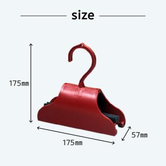 BMハンガー（赤３個セット）　K041-004