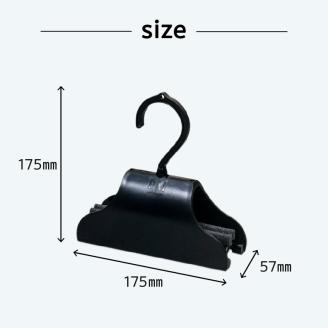 BMハンガー（黒2個セット）　K041-005