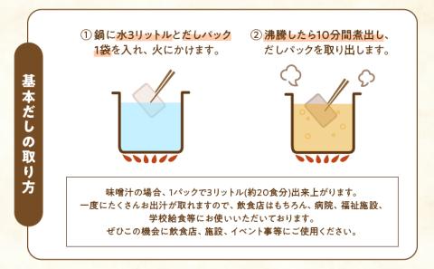 【7営業日以内に発送】業務用だしパック2種　詰め合わせ　K233-007