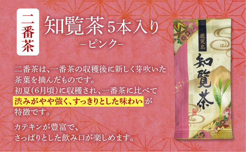 【7営業日以内に発送】知覧茶5本入り　K115-008