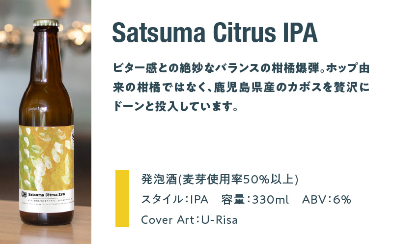 【7営業日以内に発送】鹿児島市生まれのご当地クラフトビール3本セット　K203-001_01
