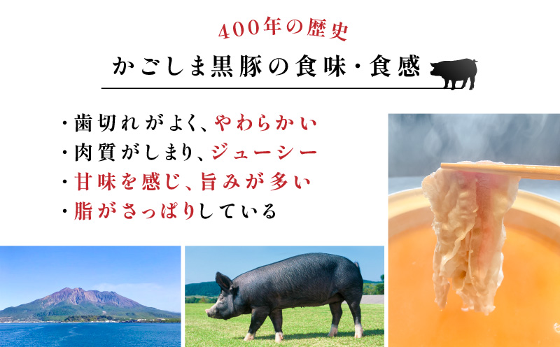 【10営業日以内に発送】鹿児島黒豚・熟成魚節出汁しゃぶセット　K265-002